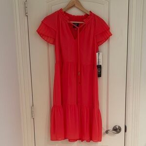 Vince Camuto Coral Dress 6